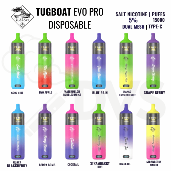 Tugboat Evo Pro 15000 Puffs