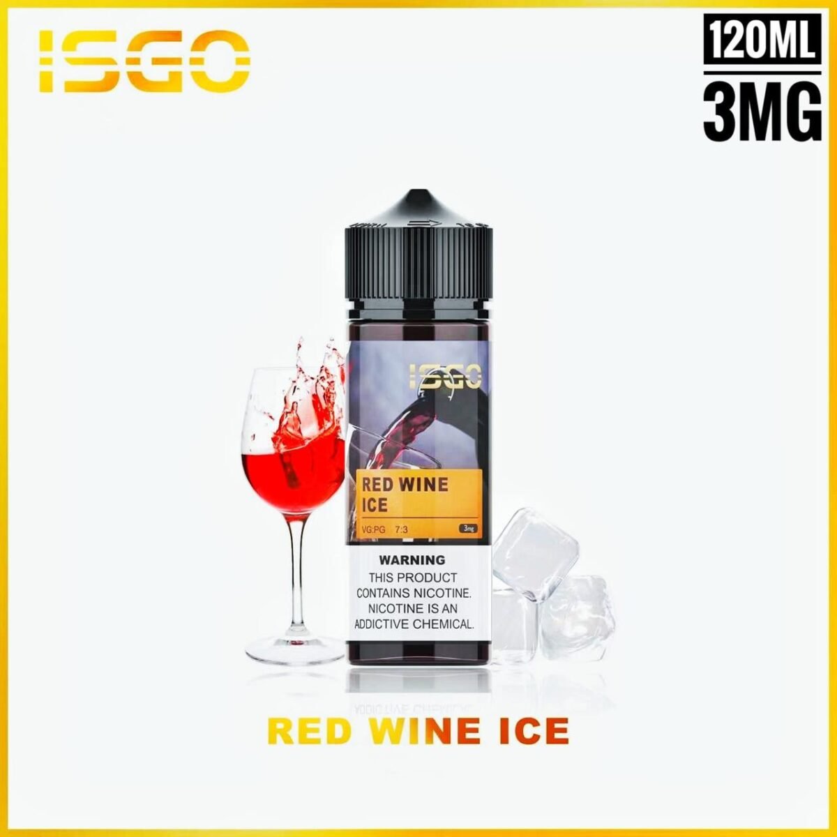 Isgo 120ml 3mg e liquid